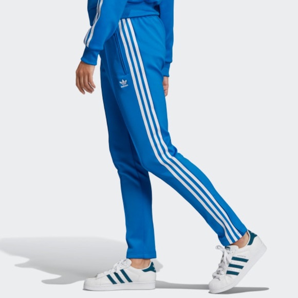 Adidas Sst Track Pants Bluebird Small 